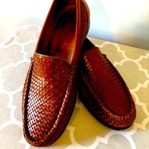 Allen Edmonds- Leather Weave Loafer